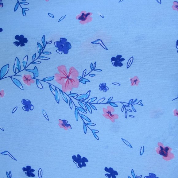 Last Chance 🌹$13ifbundle2 NWT ruffle layer floral top w bling - Picture 12 of 16